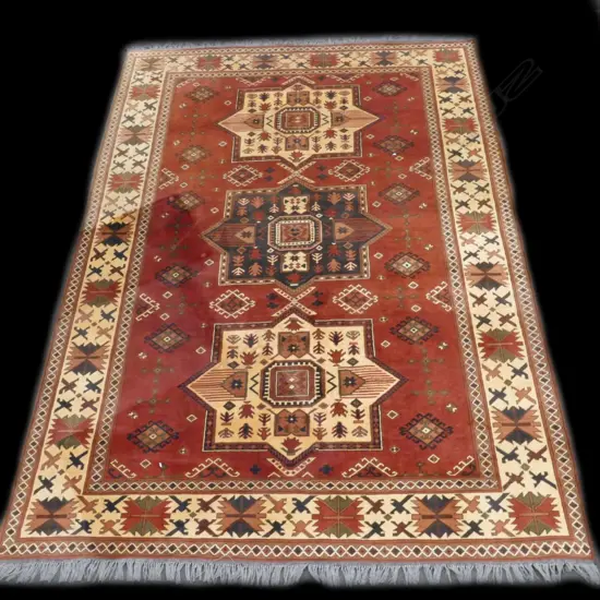A hand knotted Persian Karghai carpet