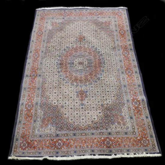 A hand knotted Iranian Birjand carpet