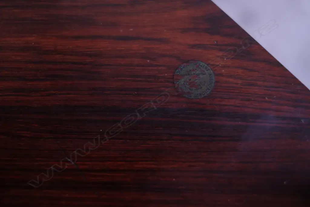 An early 19thC rosewood three tier corner whatnot Image 1++