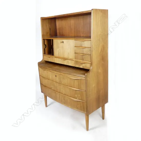 A Danish mid-century rosewood bureau