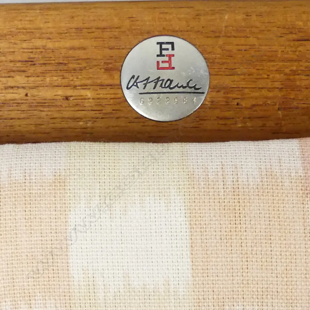 A Danish high-back teak Fd-164 lounge chair by Arne Vodder Image 1++