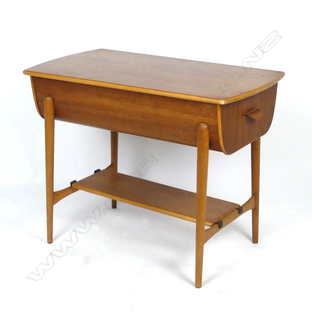 A Danish mid-century teak worktable Image 1++