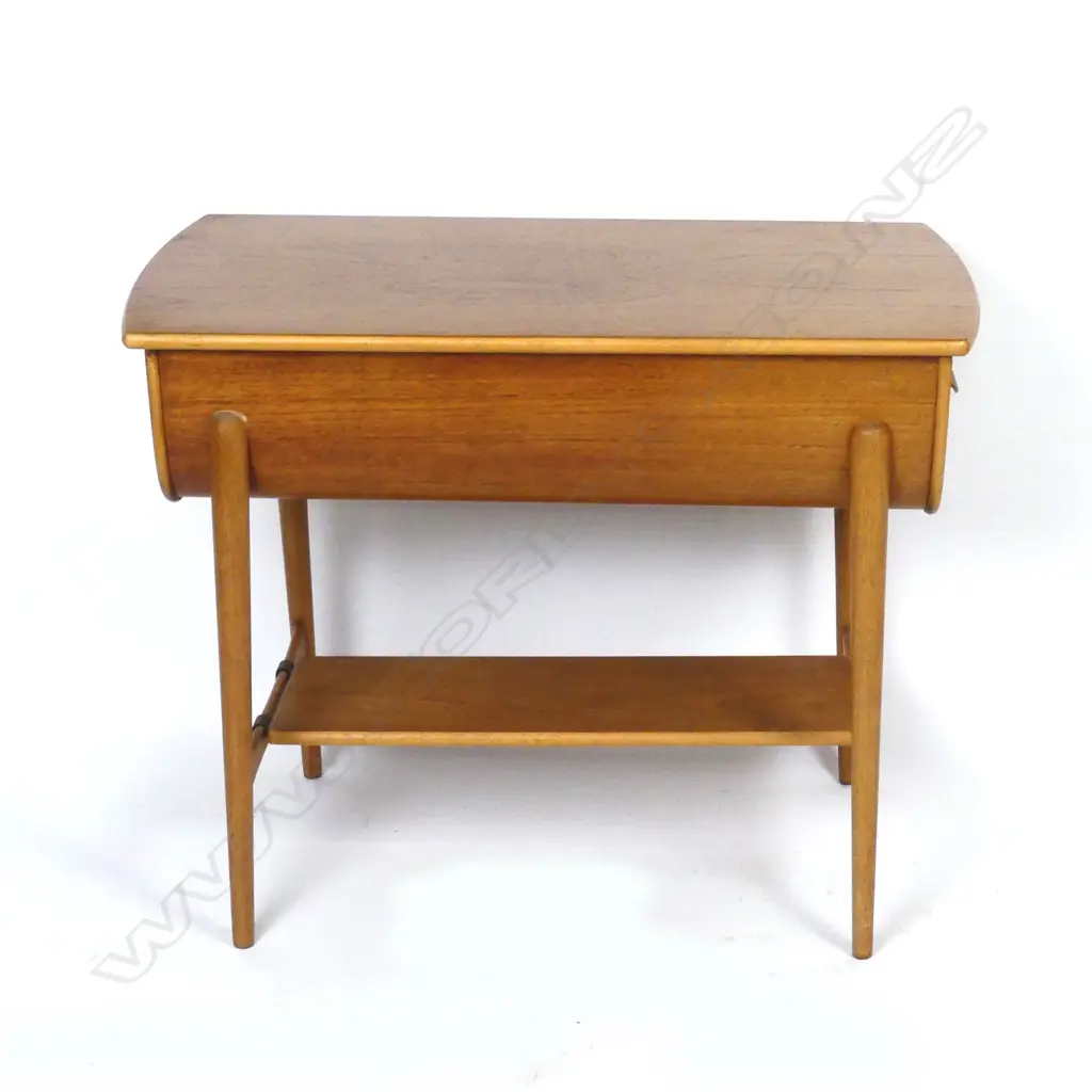 A Danish mid-century teak worktable Image 1++