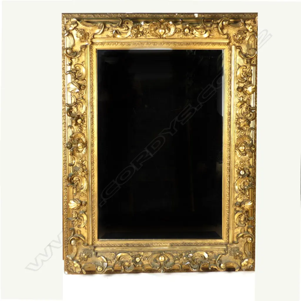 A Victorian gilt framed mirror Image 1++