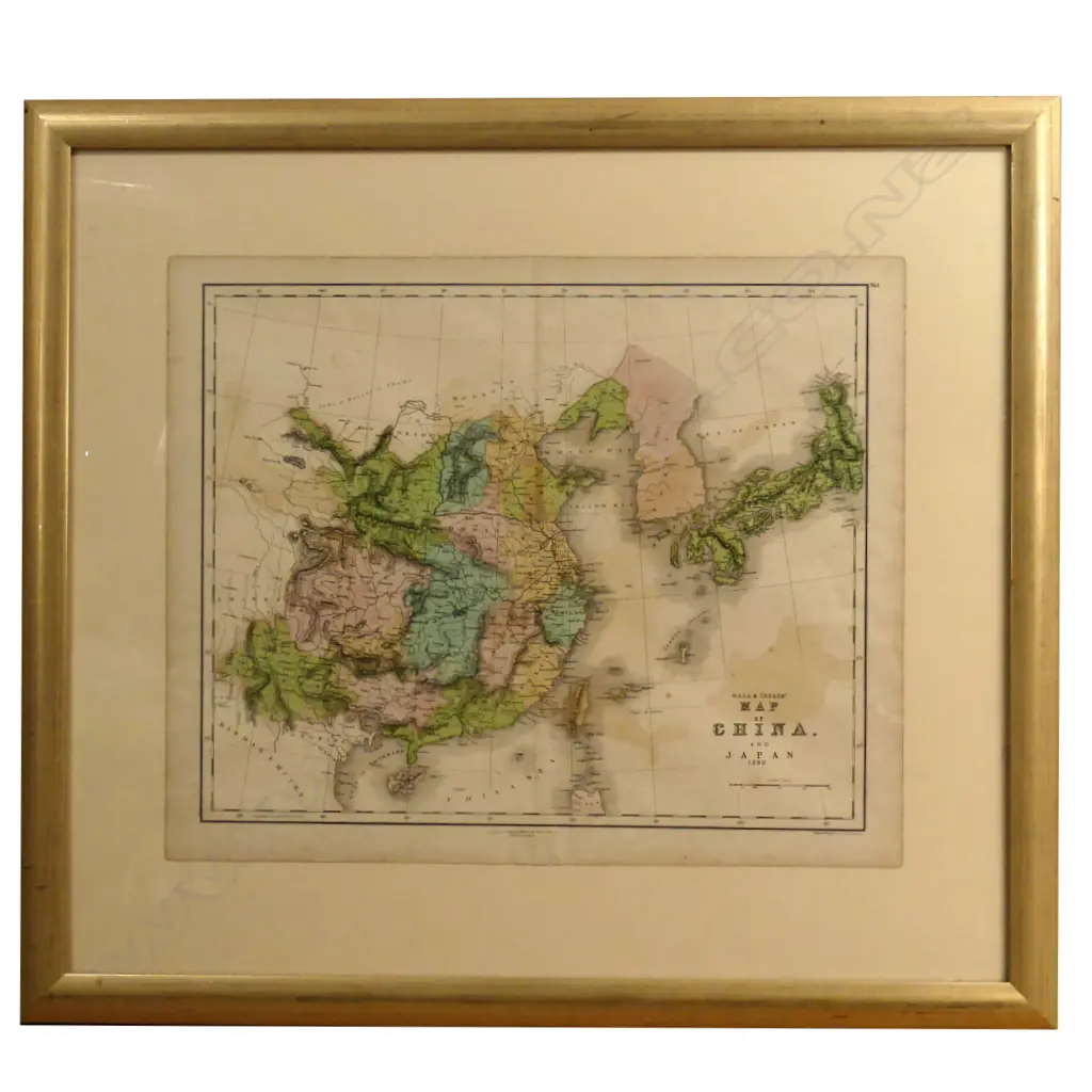 A Gall & Inglis map of China Image 1++