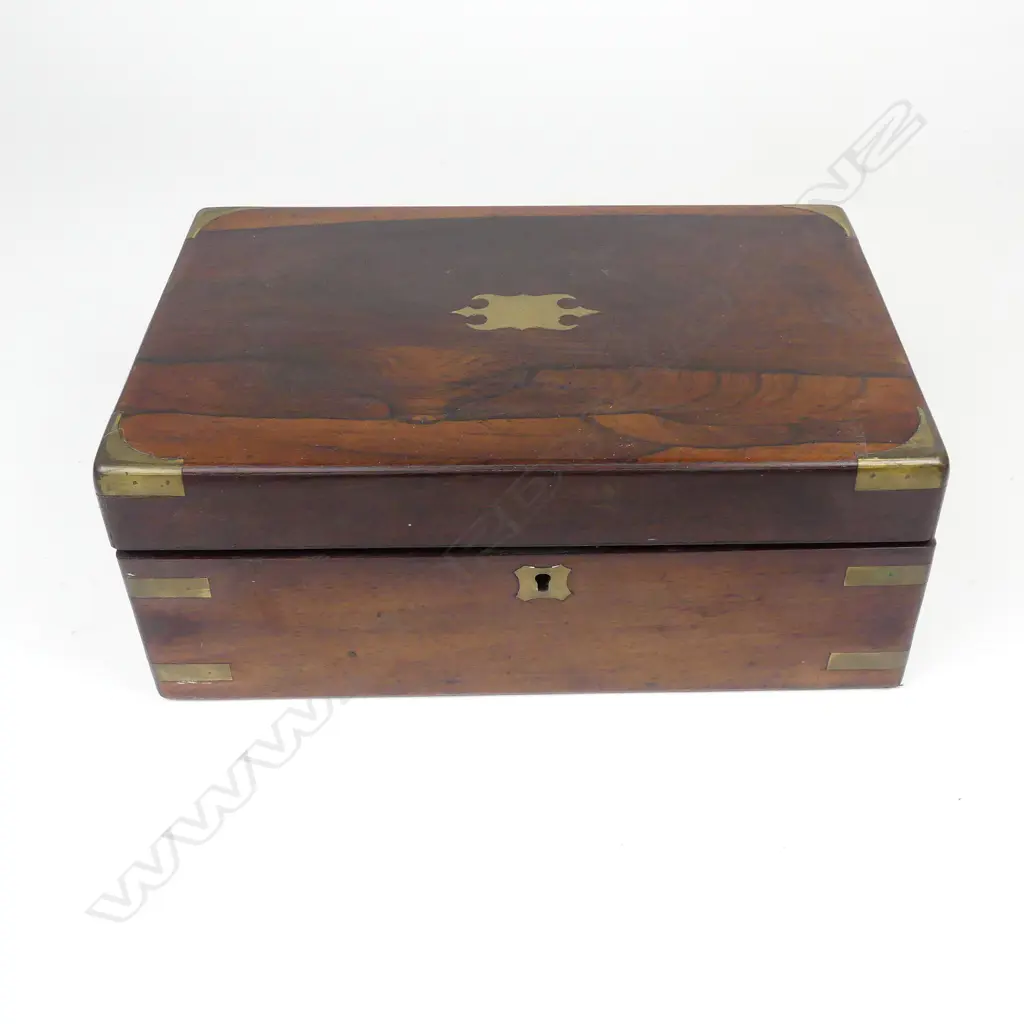 A Victorian rosewood writing slope Image 1++