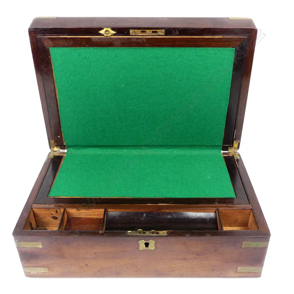 A Victorian rosewood writing slope Image 1++