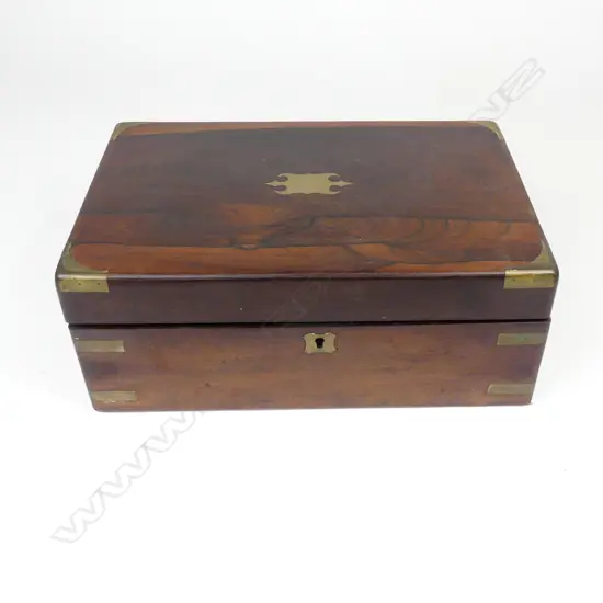 A Victorian rosewood writing slope