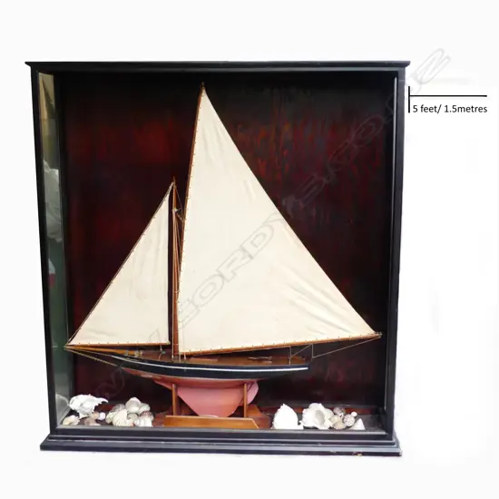 A large scale pond yacht 'Thelma'