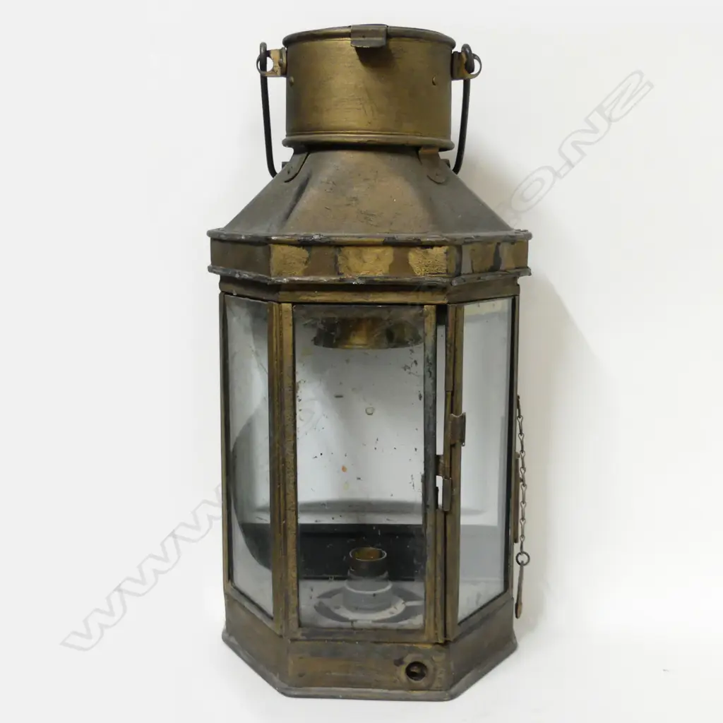 A brass ship's light Image 1++