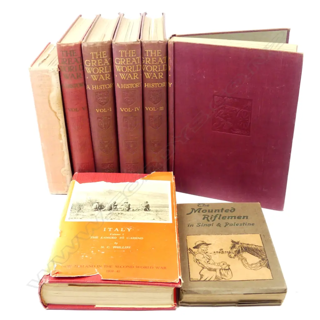 Eight military books Image 1++