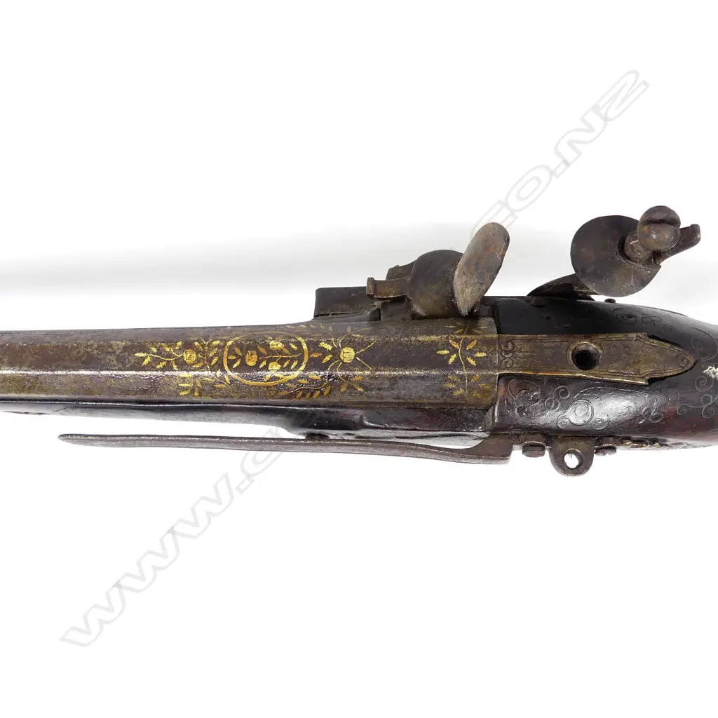 An early 190thc Frachetti flintlock blunderbuss Image 1++