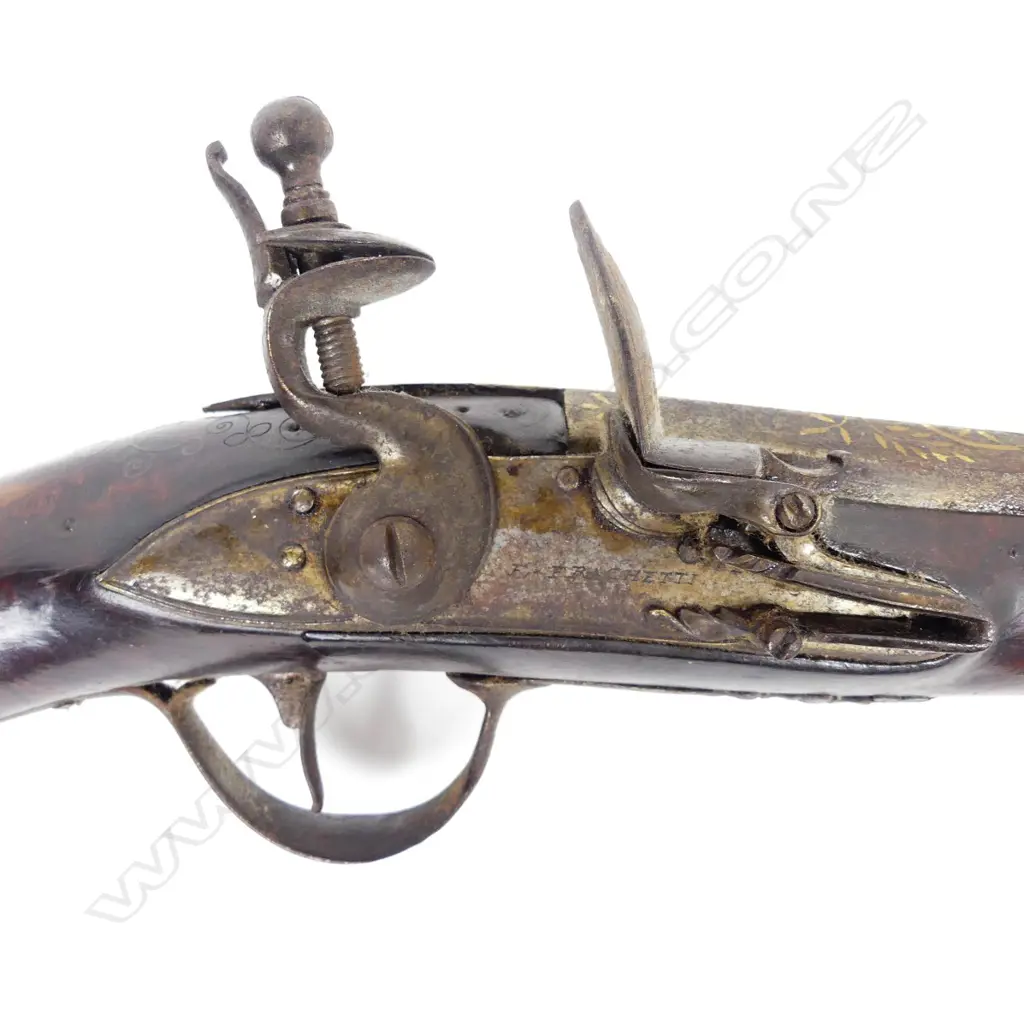 An early 190thc Frachetti flintlock blunderbuss Image 1++