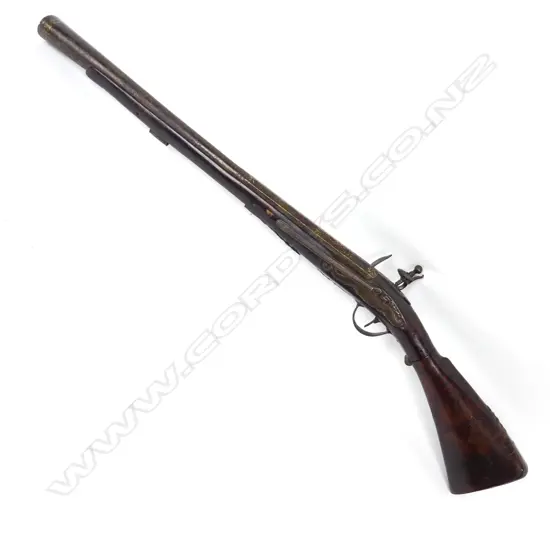 An early 190thc Frachetti flintlock blunderbuss