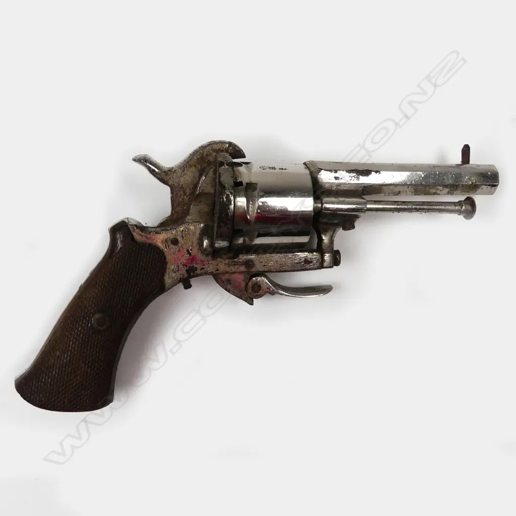 A small Lefaucheux type pinfire revolver Image 1++