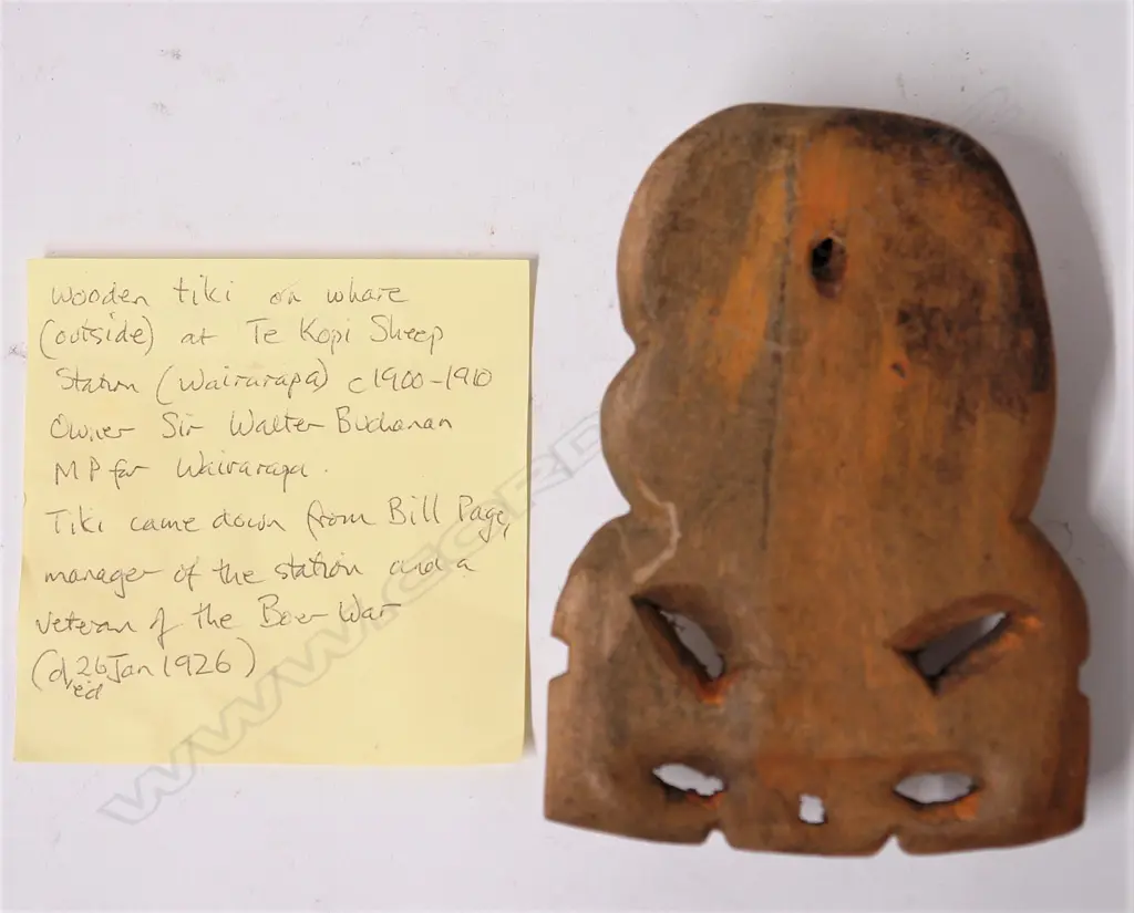 An early/mid 20thC carved wooden tiki Image 1++