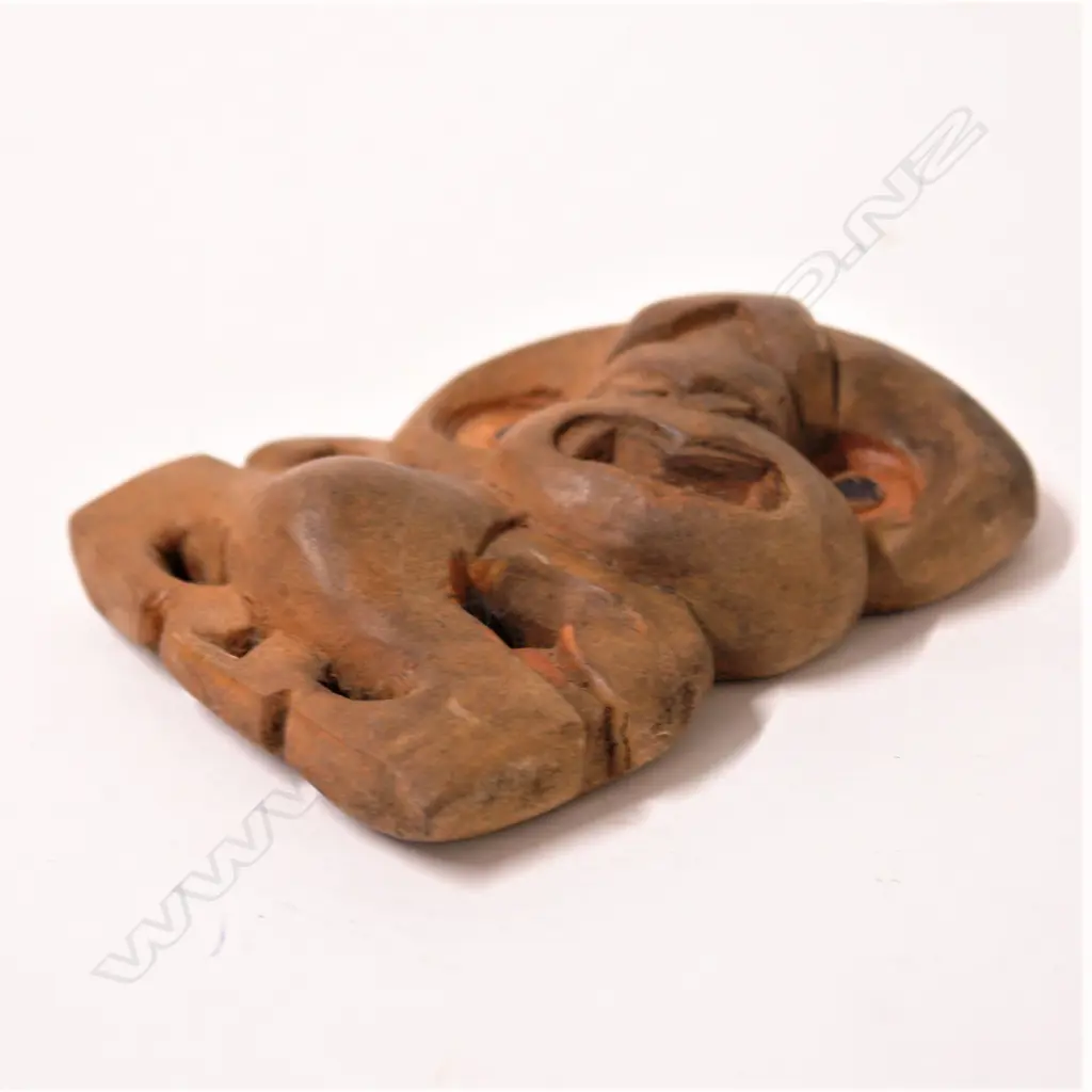 An early/mid 20thC carved wooden tiki Image 1++