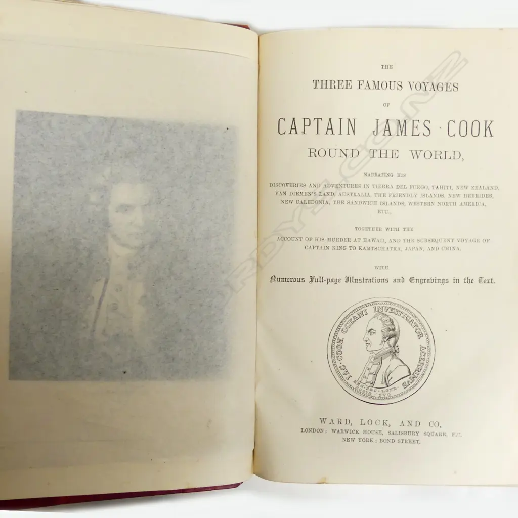 'The Three Famous Voyages of Captain James Cook...' pub London (1882) Image 1++