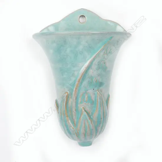An Olive Jones Art Deco wall pocket