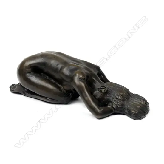 A Rik Land bronze sculpture