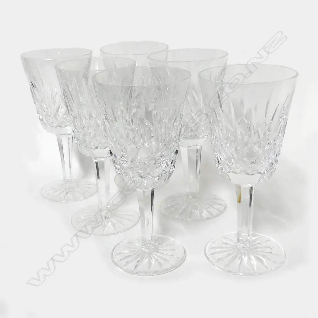 Six Waterford wine glasses Image 1++