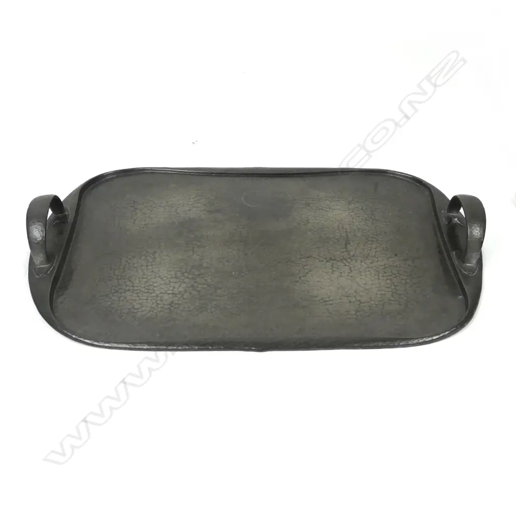 A Tudric pewter tray designed by Archibald Knox for Liberty & Co. Image 1++