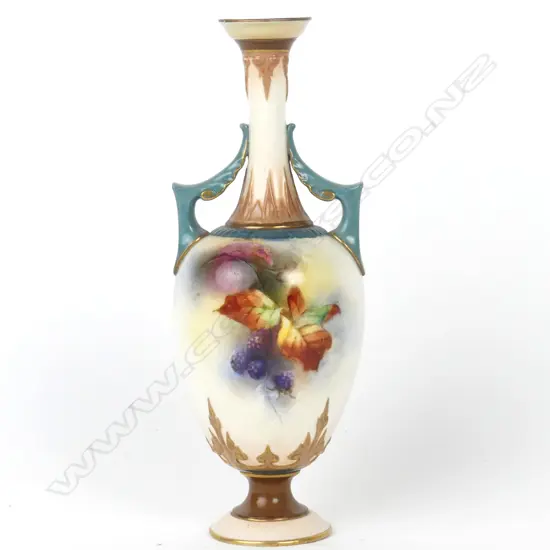A Hadley's Worcester vase