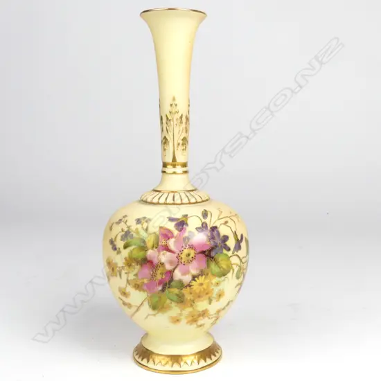 A Royal Worcester bottle vase