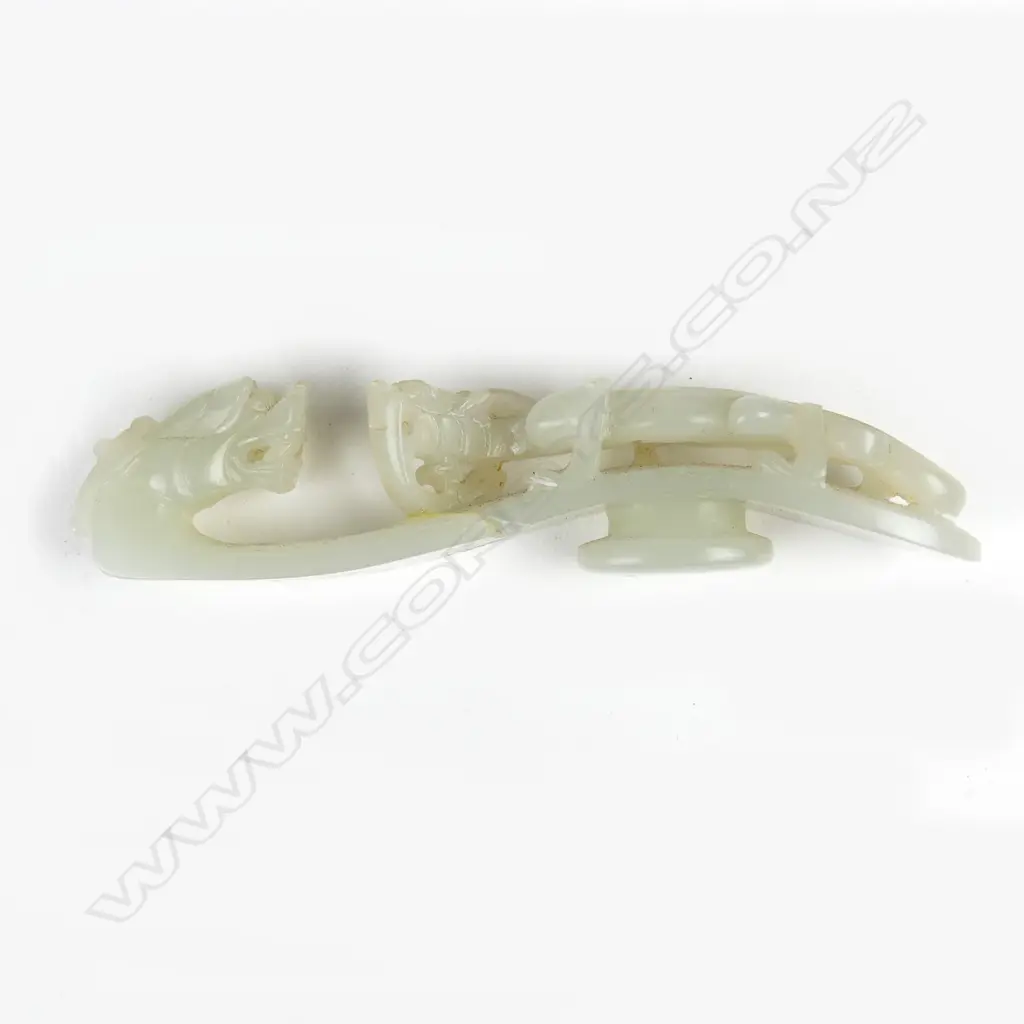 A Chinese jade belt hook Image 1++