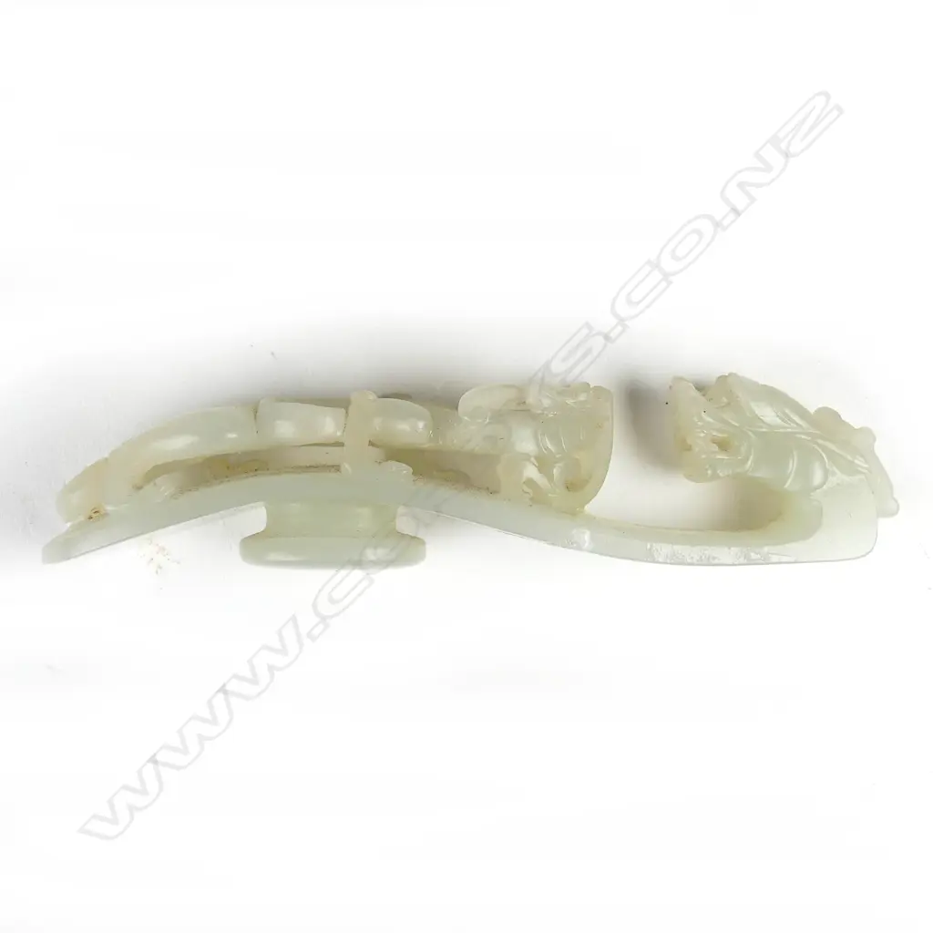 A Chinese jade belt hook Image 1++