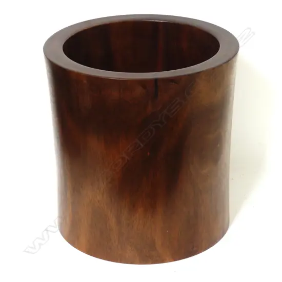 A large Chinese rosewood brush pot