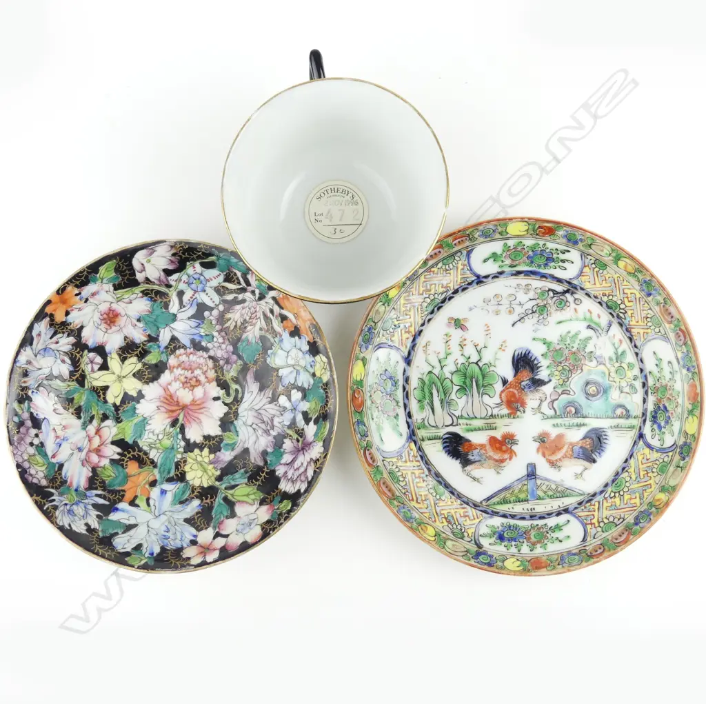 An Imperial porcelain factory cup and saucer Image 1++