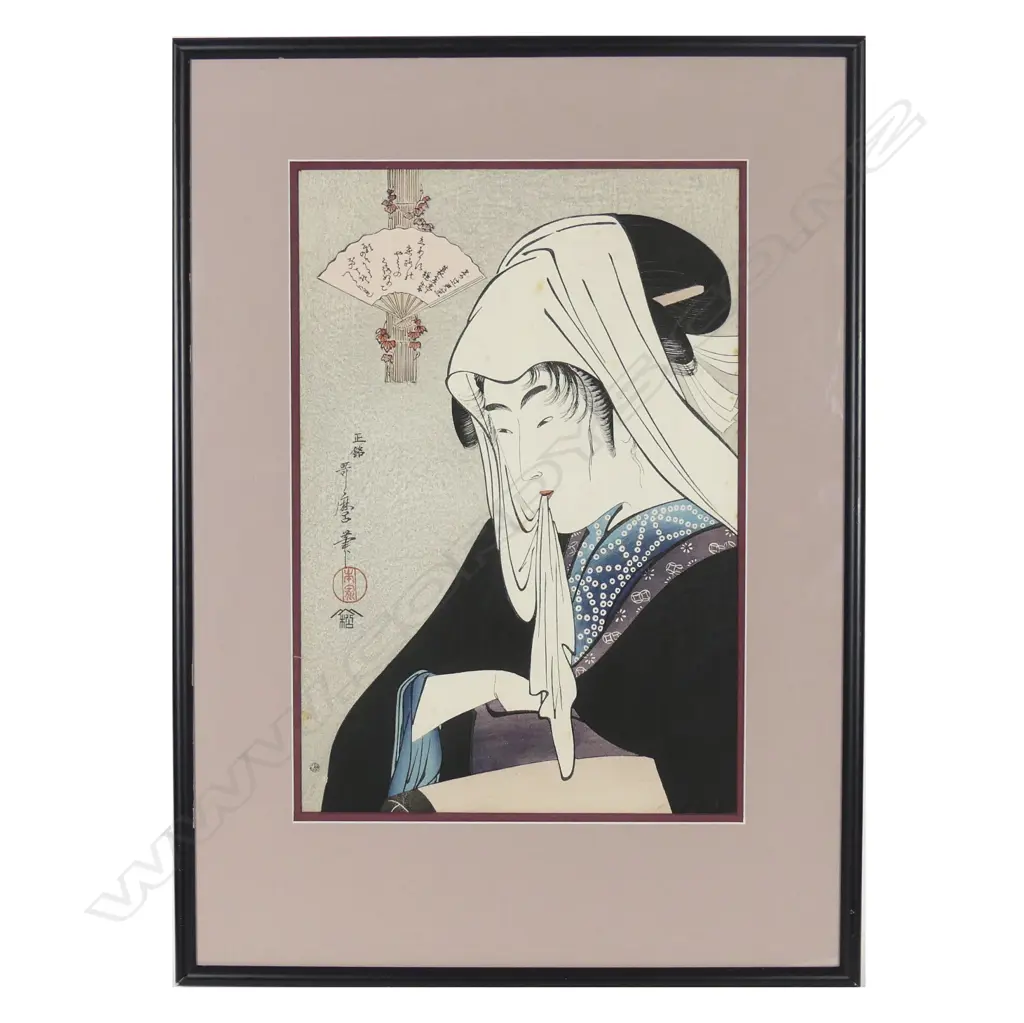 Woodblock reprints after Kitagawa Utamaro Image 1++