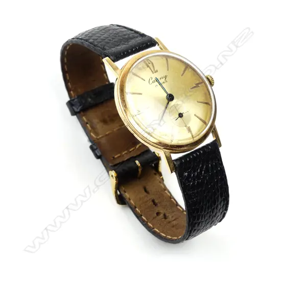 A gent's 18ct gold Cauny wristwatch