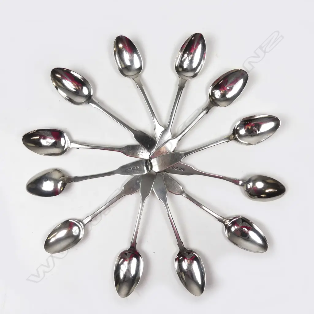 Twelve silver teaspoons Image 1++