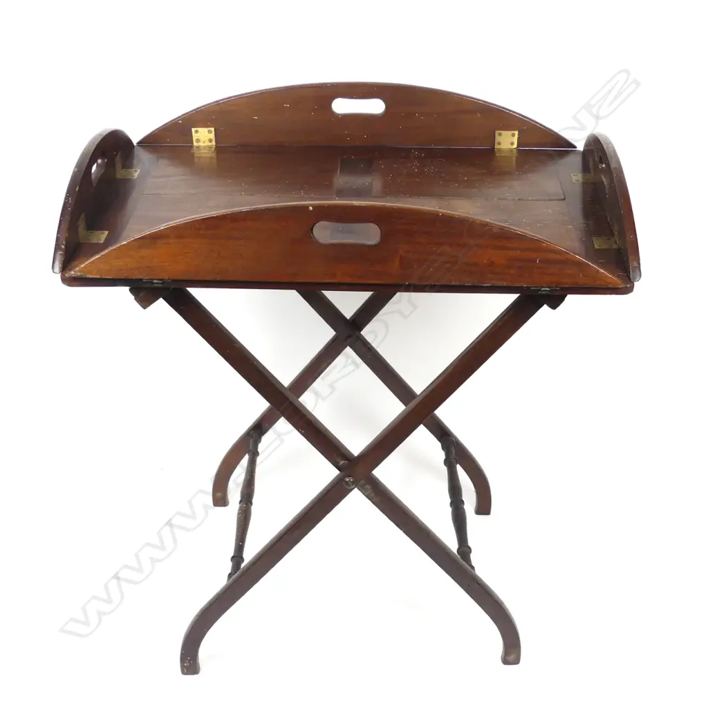 A Victorian mahogany butlers tray table Image 1++
