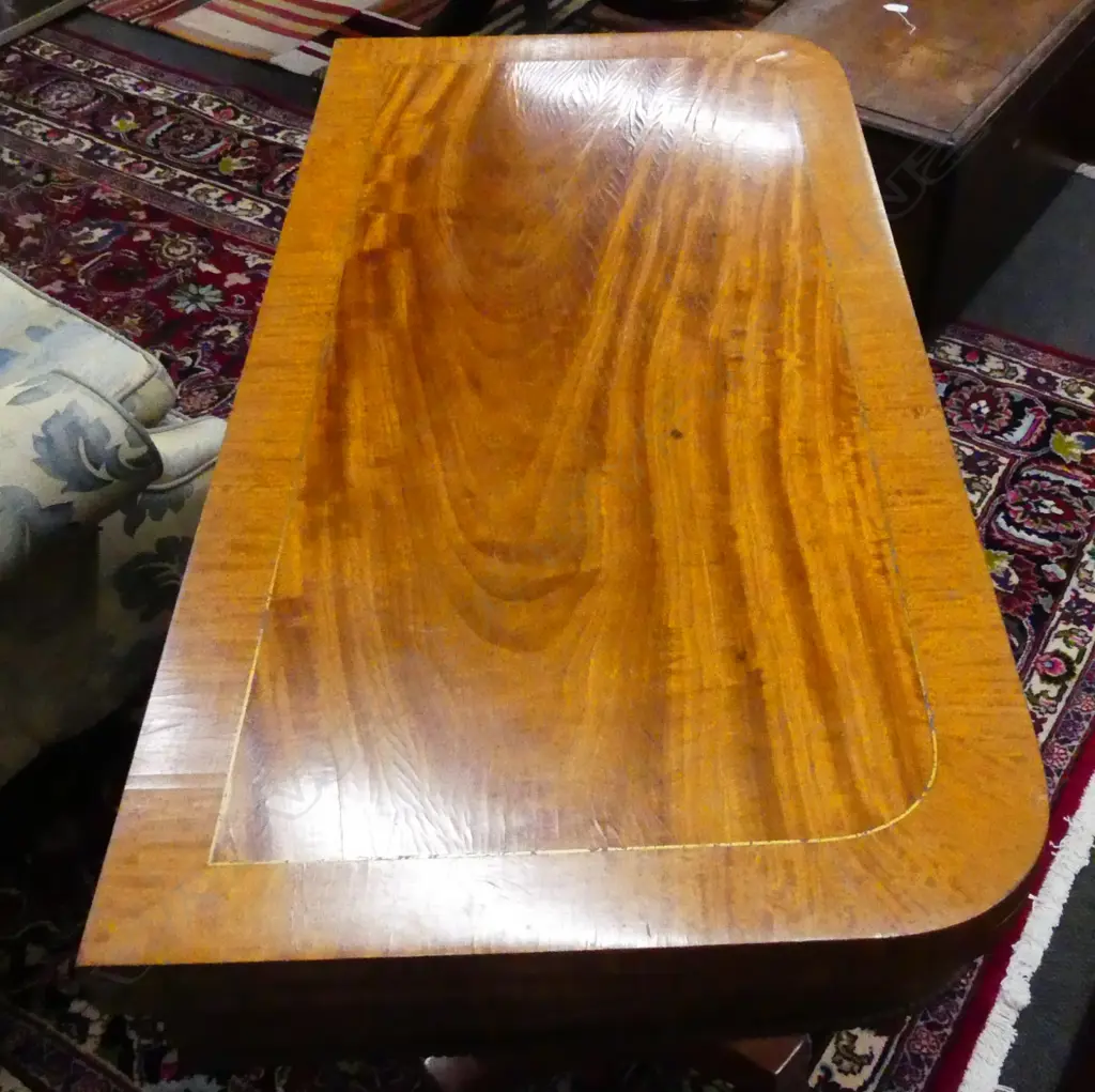 A Regency rosewood card table Image 1++