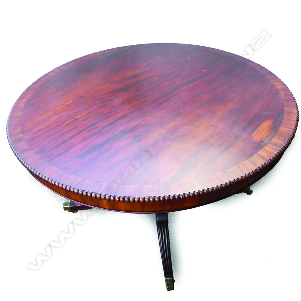 A Regency mahogany tilt-top table Image 1++