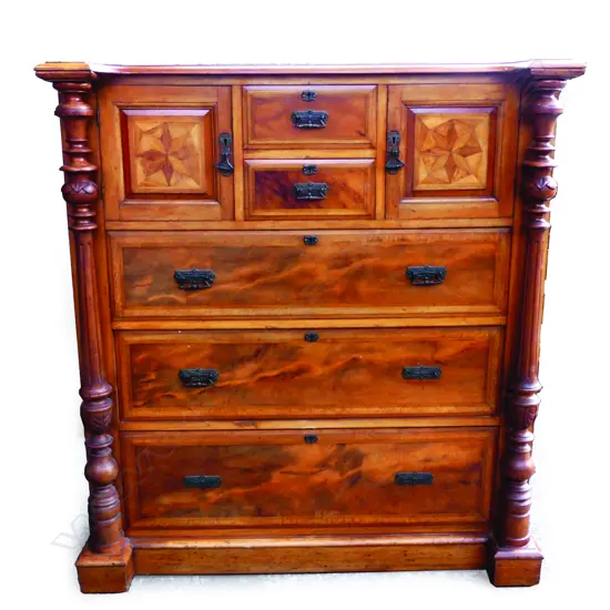 A colonial kauri scotch chest
