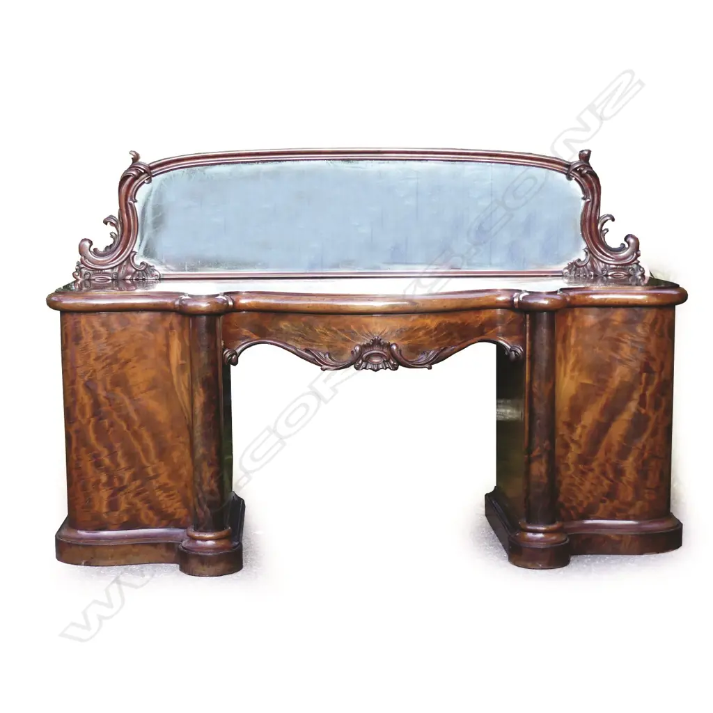 A large Victorian mahogany mirror back sideboard Image 1++