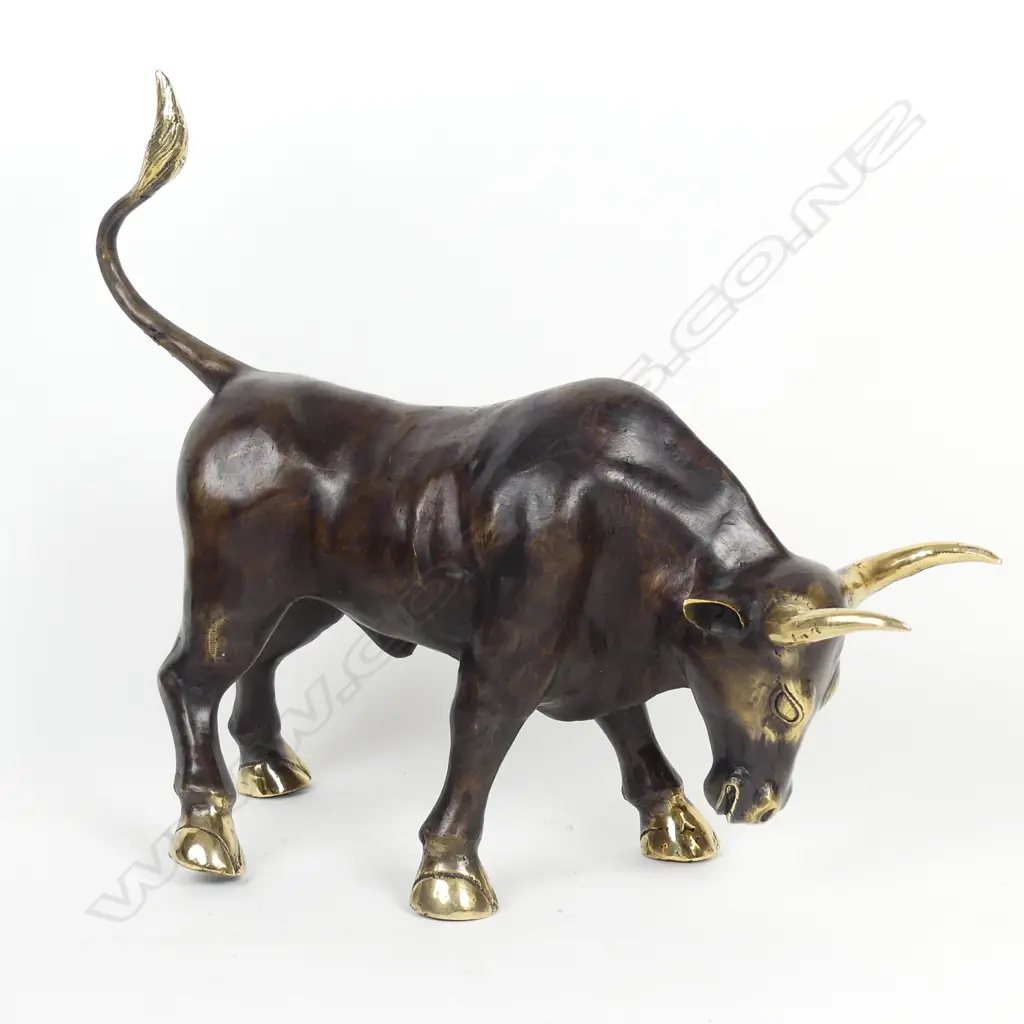 A modern classical figure of a standing bull Image 1++