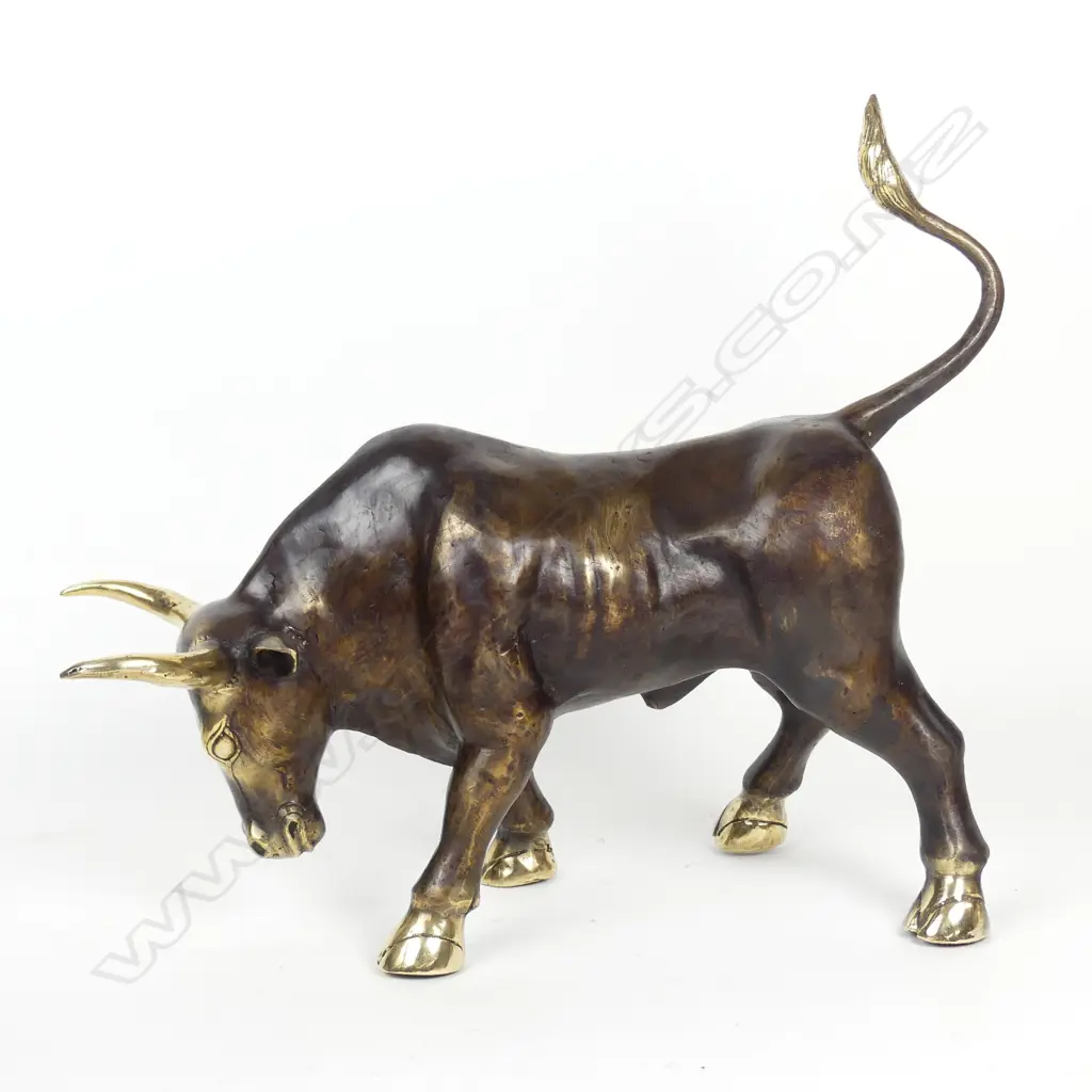 A modern classical figure of a standing bull Image 1++