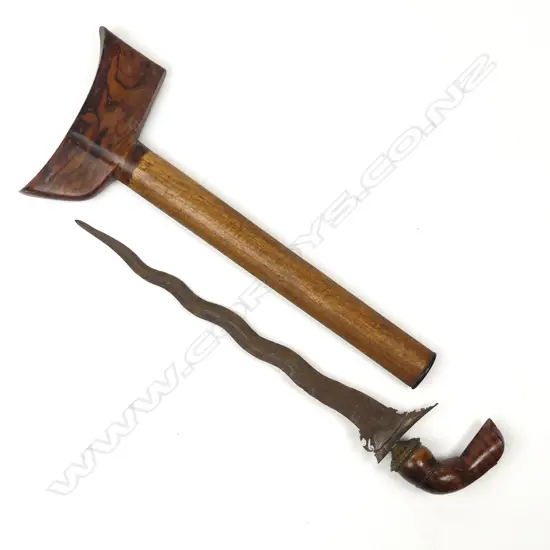 An antique Indonesian kris