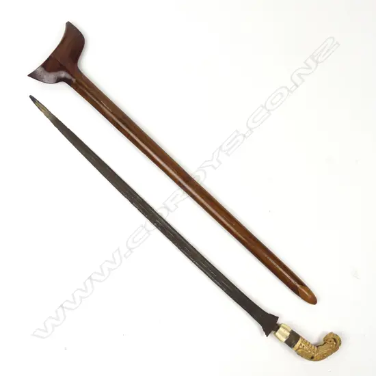 An antique Indonesian kris