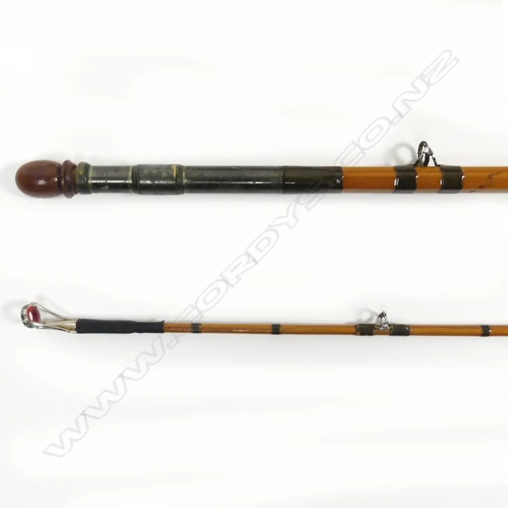 A Hardy Bros. 'The Knockabout' Palakona two piece split cane fly rod Image 1++
