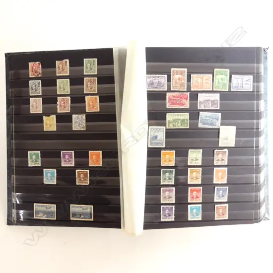 A large album collection of Chinese stamps