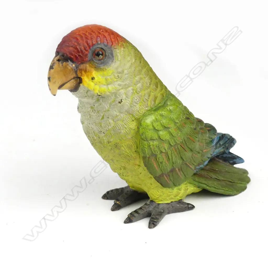 A cold painted Vienna bronze parrot Image 1++
