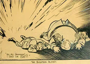 Gordon Minhinnick (1902-1992) three WWII cartoons Image 1++
