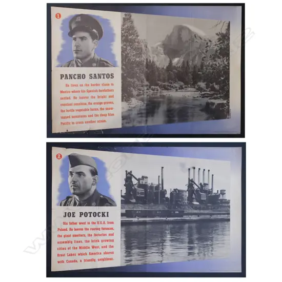 A set of six early 1940s WWII posters by Beverley Pick