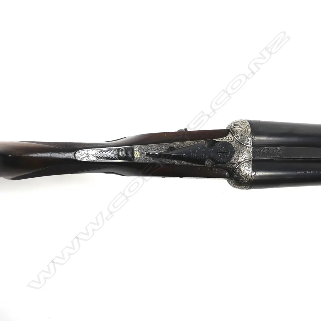 A Spanish Victor Sarasqueta 12g side by side hammerless shotgun Image 1++